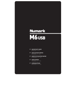 M6 USB - Quickstart Guide - v1.0
