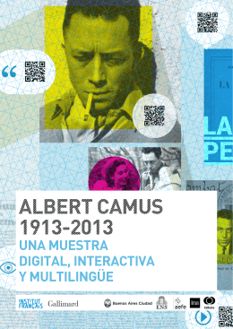 ALBERT CAmus 1913-2013