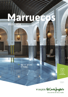 Marruecos 2015 - Viajes el Corte Ingles