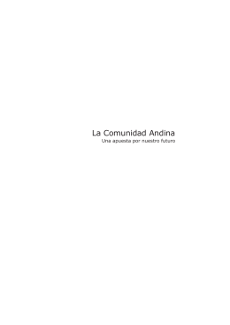 documento - Comunidad Andina
