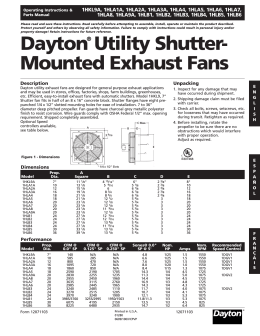 Dayton® Utility Shutter