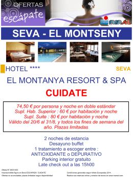 SEVA - EL MONTSENY