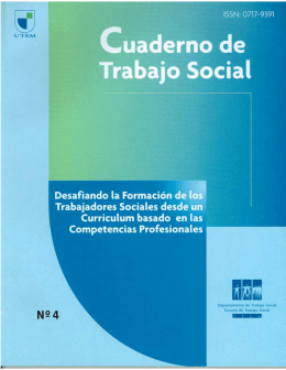 Revista Cuaderno de Trabajo Social N°4