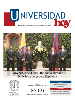 Decargar edición Nº 103 de Universidad Hoy (PDF