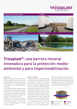 Trisoplast®: una barrera mineral innovadora para la protección