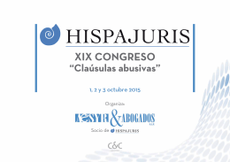 XIX Congreso Hispajuris Santander