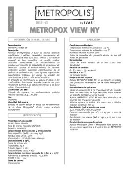 Ficha técnica METROPOX VIEW NY