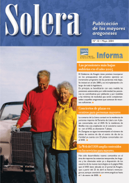 Revista nº 10 - Instituto Aragonés de Servicios Sociales