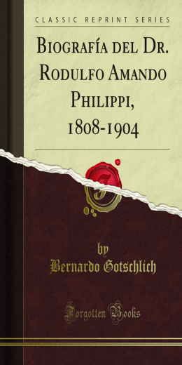 BiografÃ a del Dr. Rodulfo Amando Philippi, 1808