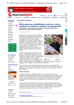 Read complete news - SiiS Centro de documentación y estudios