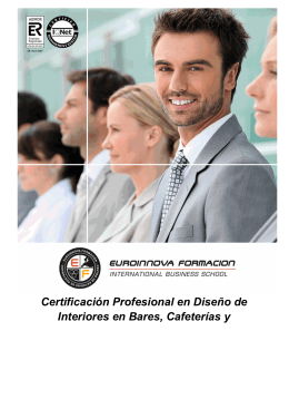 Certificación Profesional en Diseño de Interiores en Bares