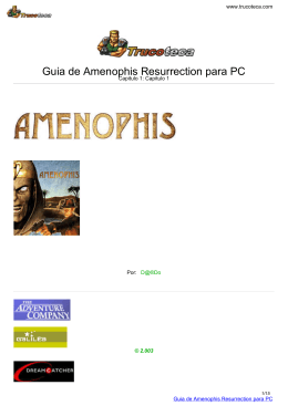 Guia de Amenophis Resurrection para PC
