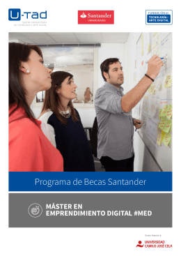 Programa de Becas Santander - U-tad