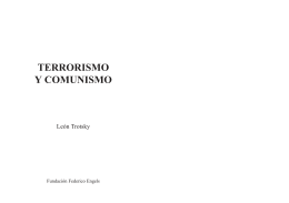 Terrorismo y Comunismo. L. Trotsky