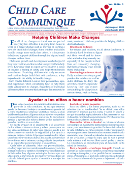 Inglés y Español - Childcare Resource Service