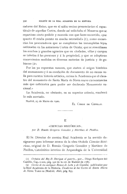 por D. Román Gregorio González y Martínez de Pinillos