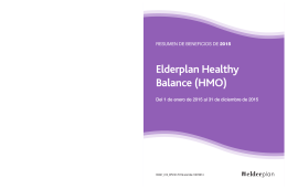 Elderplan Healthy Balance (HMO)
