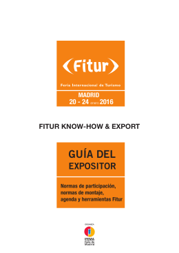 Guía del Expositor Fitur Know