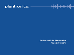 .Audio™ 995 de Plantronics