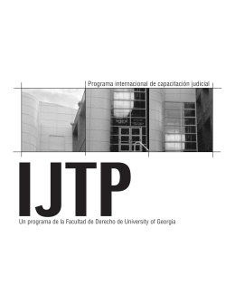 27162 IJTP bro_spanish(single) - Institute of Continuing Judicial