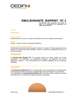 EMULSIONANTE BAIPRINT GT 3
