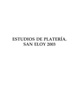 ESTUDIOS DE PLATERÍA. SAN ELOY 2003 - digital
