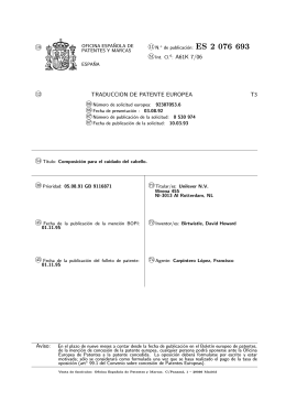 COMPOSICION DE CUIDADO DE CABELLO(ES2076693)
