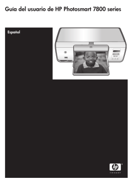 Guía del usuario de HP Photosmart 7800 series