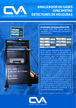 analizador de gases opacimetro detectores de holguras