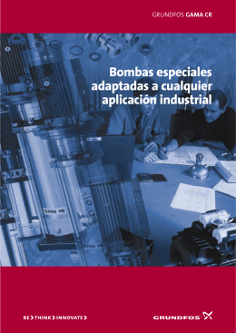 Bombas especiales adaptadas a cualquier aplicación industrial