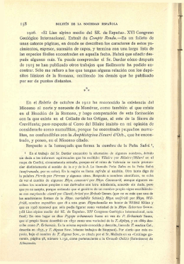 1926. «El Lías alpino medio del SE. de España». XVI Congreso