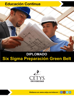 Six Sigma Preparación Green Belt