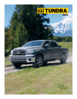 Camioneta Toyota Tundra 2013 | Tamaño completo
