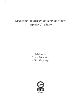 Calvi, Maria Vittoria (2006): "Lingüística contrastiva y competencia