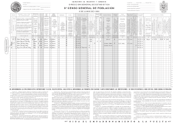 Cuestionario del VIII Censo General de Población 1960