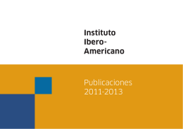 Publicaciones 2011-2013 - Ibero