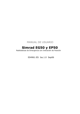 Simrad EG50 y EP50