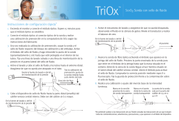 TriOx Instrucciones de configuración rápida