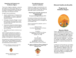 Nuestra Misión Diócesis Católica de Amarillo Programa de