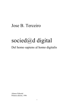 Socied@d digital. (Terceiro, J)