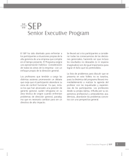 Senior Executive Program