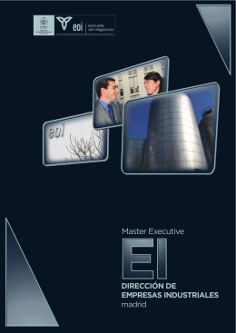 folleto grandeMaster executive en Dirección de Empresas