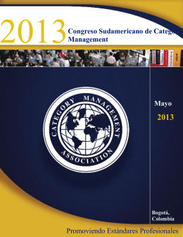 2013 Congreso Sudamericano de Category Management Mayo