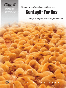Folleto Gentagil® Fortius Aves