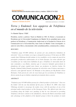 Número 5 - Terra - Comunicación 21