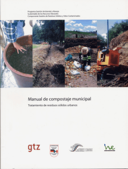 manual de compostaje municipal: tratamiento