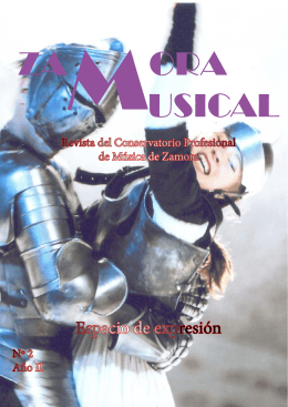 Revistas publicadas - Conservatorio Profesional de Música de Zamora