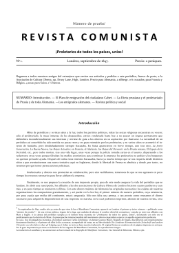 Revista Comunista - Salud, proletarios!