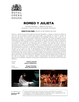 ROMEO Y JULIETA - Opera Cine Palafox