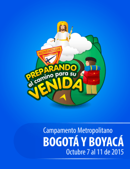 Cartilla Campamento 2015 - Asociación Sur de Bogotá